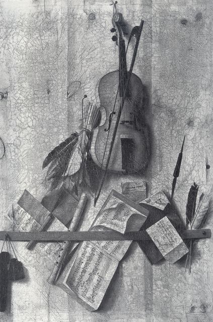 Bruckmann Verlag — Cornelis Norbertus Gysbrechts. Geige und Blätter an der Wand — insieme